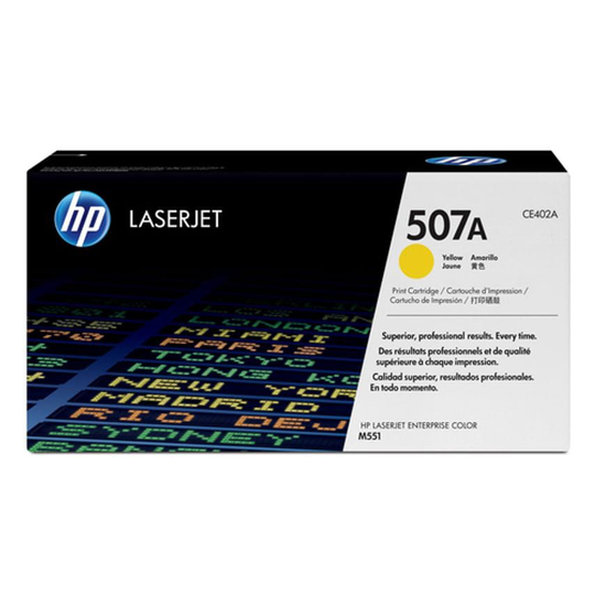 HP Toner Cartridge 507A Yellow 943514E
