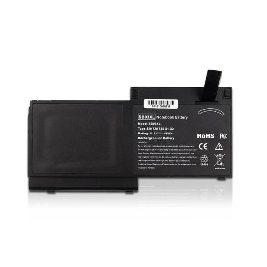 FUTUREBATT Laptop Battery for HP EliteBook 820 G1 G2 720 725 G1 G2 SB03046XL SB03XL SB03 HSTNN-LB4T 11.1V 46Wh