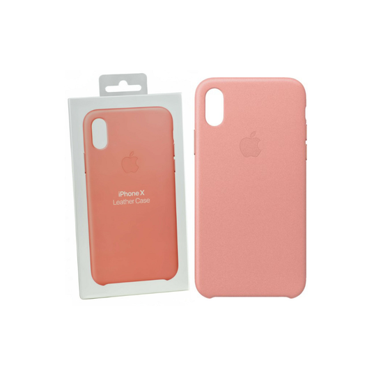 Apple Leather Case for Apple iPhone X/XS - Soft Pink - MRGH2ZM/A