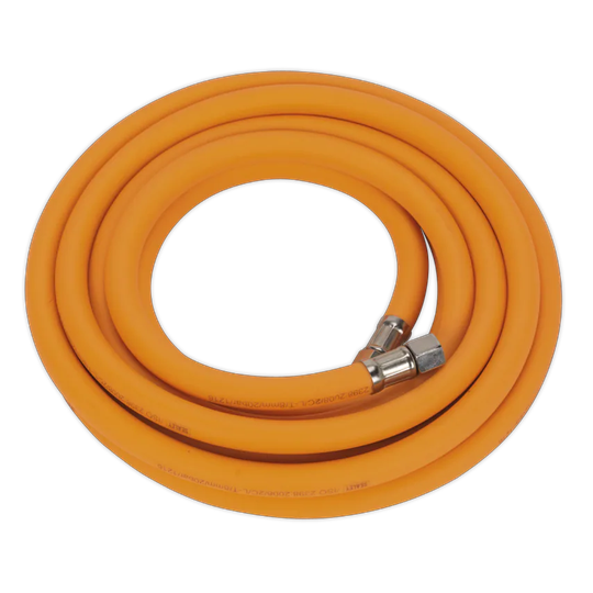 Sealey Air Hose 5m x 8mm Hybrid High Visibility with 1/4" BSP Unions