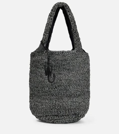 Knitted tote bag