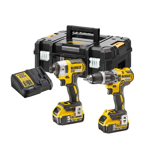 DeWalt DCK266P2T XR Brushless Twin Pack 18V 2 x 5.0Ah Li-ion DEWDCK266P2T
