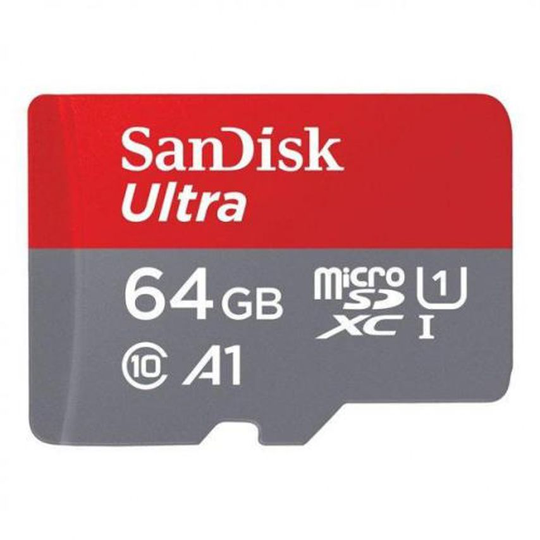 Sandisk 64GB Ultra UHSI CL10 MicroSDXC and Adapter 2 Pack