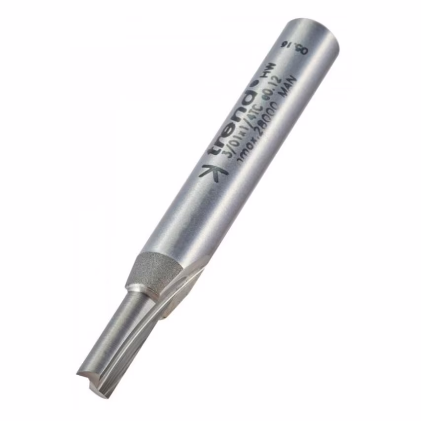 Trend 3/01 4.0mm Professional TCT 2 Flute Straight Cutter 1/4" Shank