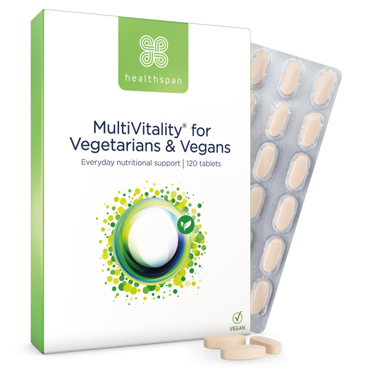 Healthspan Multivitamin for Vegetarians & Vegans, 120 Tablets
