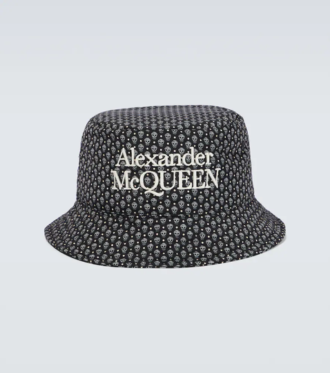 Embroidered printed bucket hat