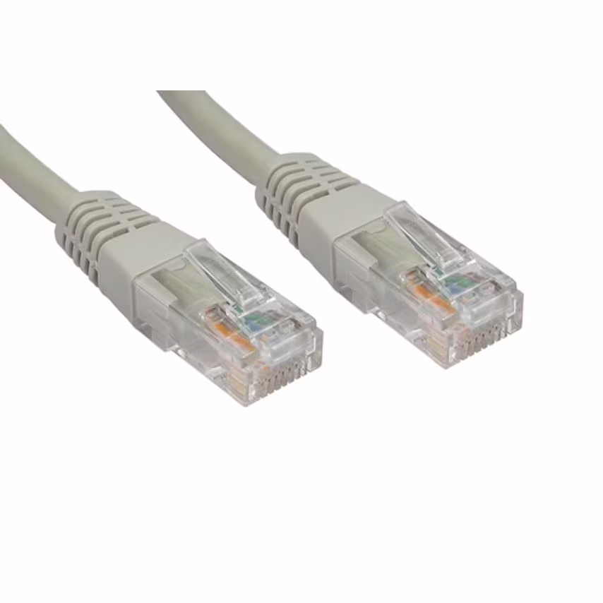 Cables Direct 6 Cables 2M 6 UTP PVC INJ MDD Cable - Grey
