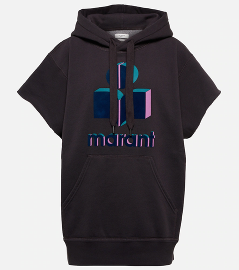 Milesy cotton-blend hoodie