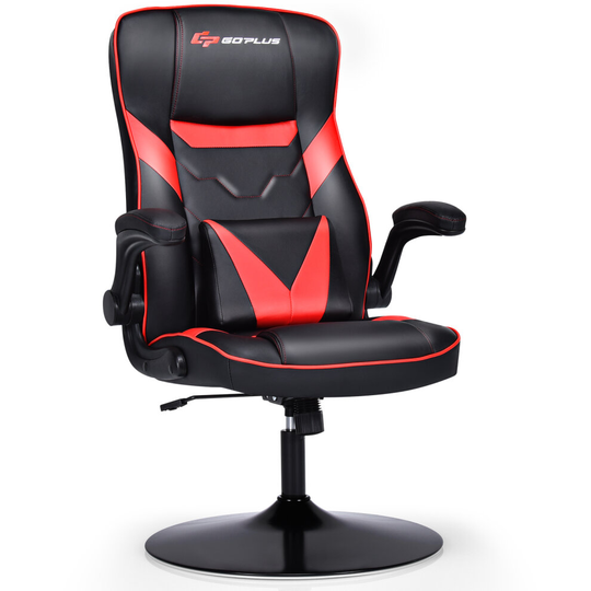 Rocking Gaming Chair Racing Style w/Reclining Backrest Lumbar Support