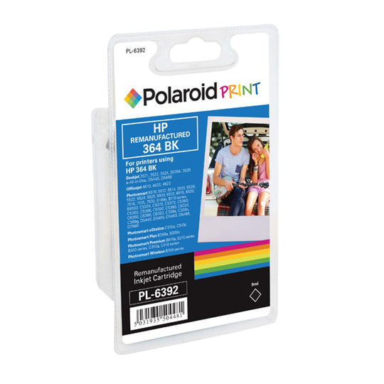 Polaroid 364 Remanufactured Inkjet Cartridge Black CB316EE-COMP PL