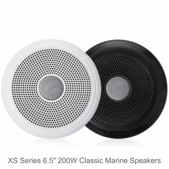 Fusion XS-F65CWB 6.5" 200W XS Series Classic Marine Speakers - IP65