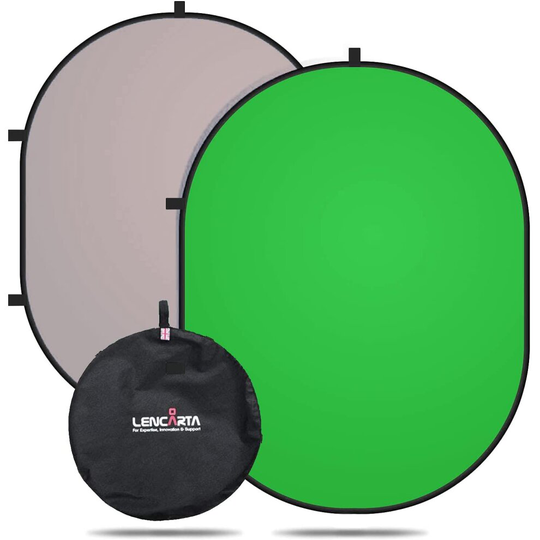 150x200cm Green and Grey Folding Pop Up Background