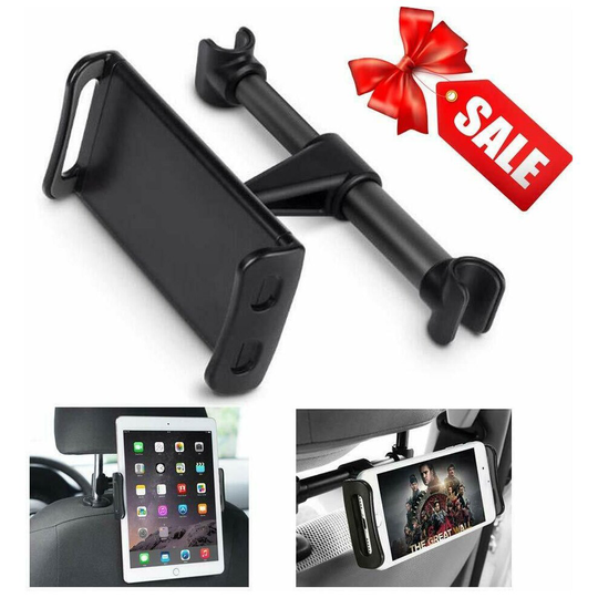 Universal Car Headrest Phone Holder Mount for All 4.4~11" Tablet Smartphone Nintendo Switch