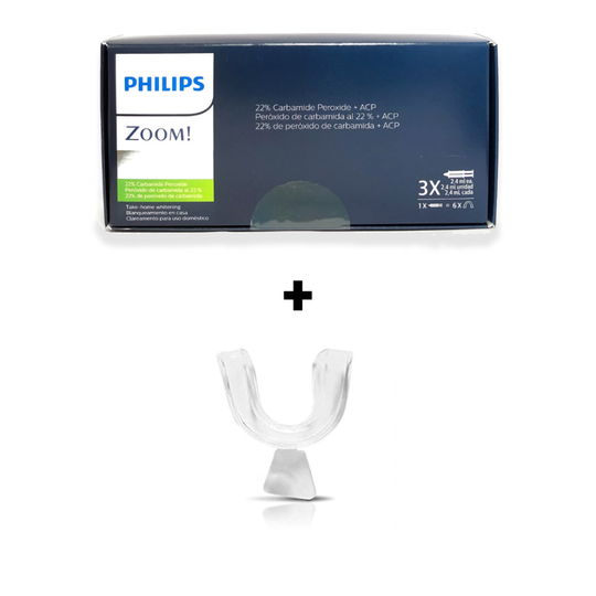 Philips Zoom NiteWhite 22% Teeth Whitening Kit Gel 3 syringes + tray