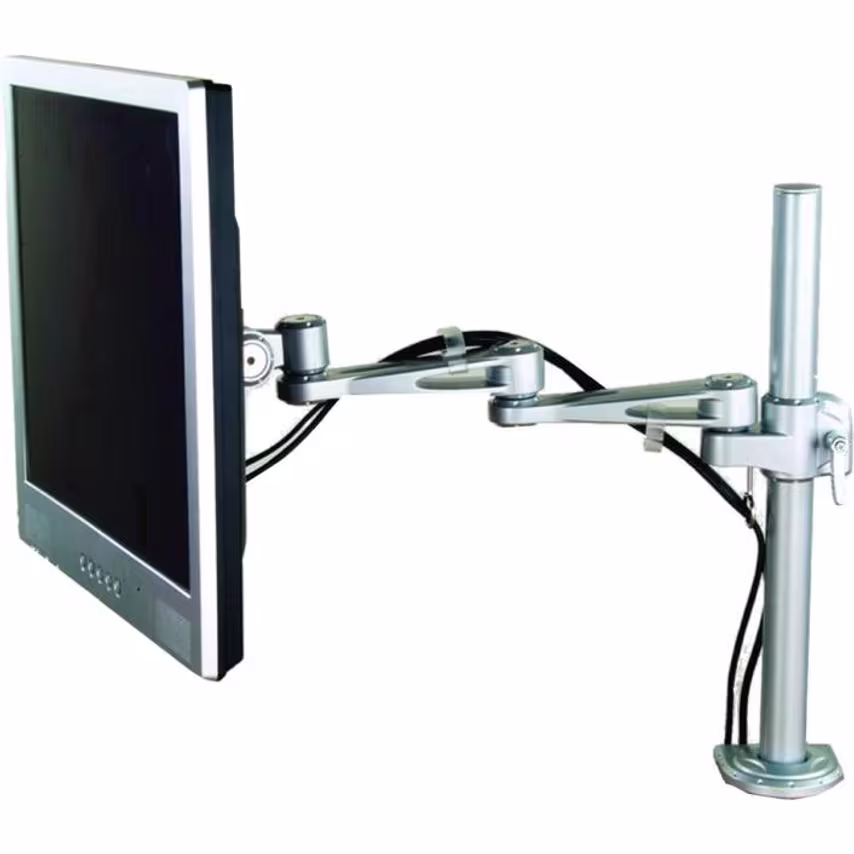 Delux LCD Desktop Mount Silver