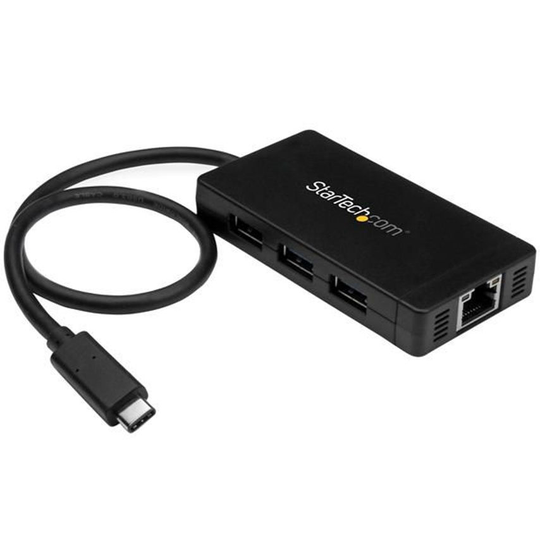 Startech 3 Port USB 3.0 Hub with Gigabit Ethernet- you get 3