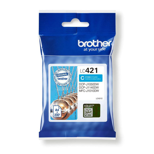 Brother Cyan Standard Capacity Ink Cartridge 200 pages - LC421C