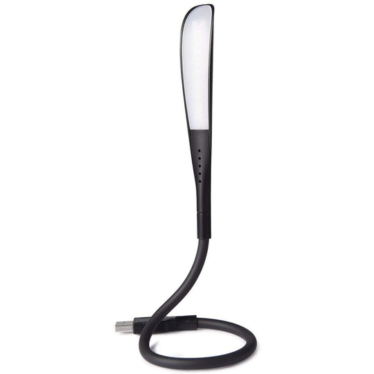 LEDGLE USB LED Light Portable Reading Lamp LED Night Light PC Lighting Cable, Sensitive Touch Switch, 3 Adjustable Brightness, Flexible Gooseneck