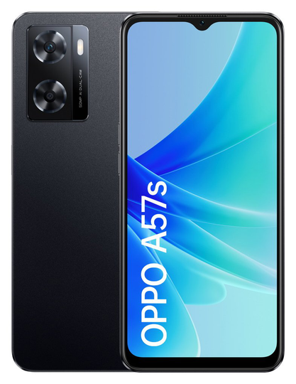 SIM Free OPPO A57s 128GB Mobile Phone - Black