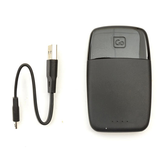 Go Travel Compact External Power Bank Supply 4000mAh Charger Mobile Phone Tablet