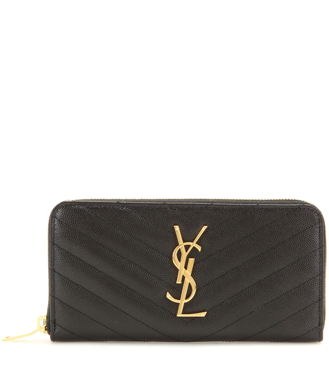 Monogram leather wallet