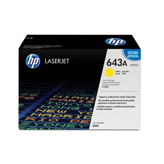 HP HP 643A Standard Capacity Yellow Toner Cartridge 10K pages for HP Color Laser