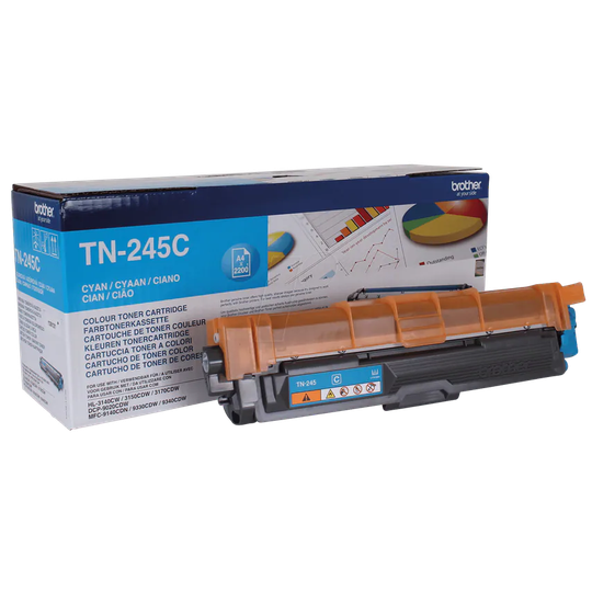 Brother Brother Cyan Toner Cartridge 2.2k pages - TN245C
