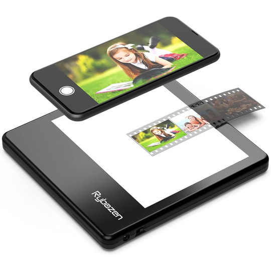 Rybozen Ultra-Thin Slide Scanner LED Light Panel Film & Slides Viewer