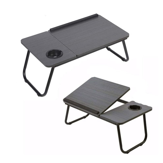 (1) Folding Laptop Desk For Bed Portable Computer Tray