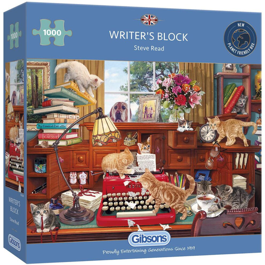 Gibsons 1000 Piece Writer'S Block Jigsaw Puzzle