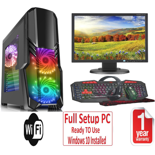 Fast Gaming PC Full Setup - i5 16GB RAM 1TB GT730 2GB G FORCE