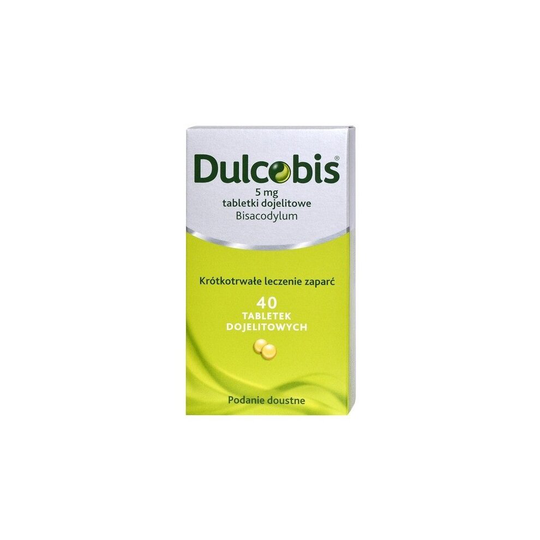 DULCOBIS 5 mg - 40 gastro-resistant tablets Remedy for constipation.