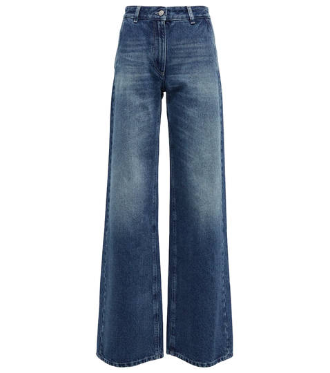 High-rise flared jeans