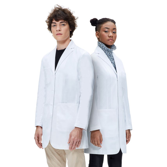 Dr.James DR13 Dr. James Lab Coat, Unisex Garment 35" White Tailored F- you get 5