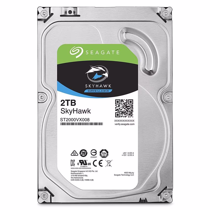 Seagate 2TB Internal SkyHawk SATA 3.5 HDD