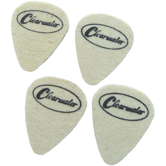 Medium Felt Picks for Ukulele Nylon strung Guitar etc Qty 4 x 4mm