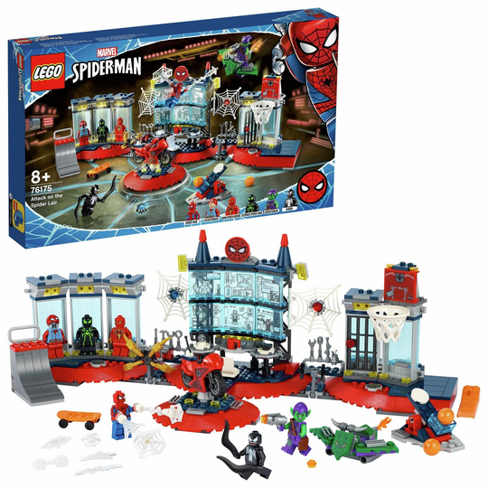 LEGO Marvel Spider-Man Attack on the Spider Lair Set 76175