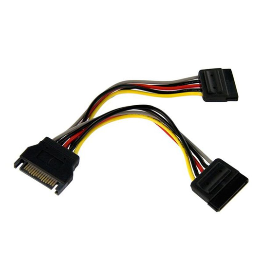 Startech 6in SATA Power Y Splitter Cable- you get 28