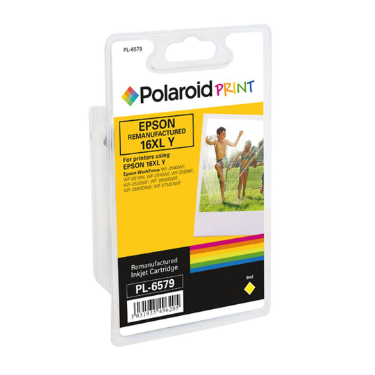 Polaroid Epson 16XL Remanufactured Inkjet Cartridge Yellow T163440-COMP PL