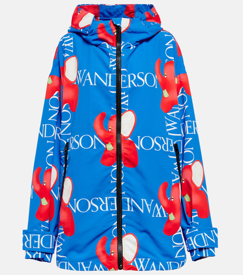 Hooded logo jacket