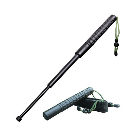 Folding Walking Stick Telescopic Hiking Poles ~ Self-Defence Stick