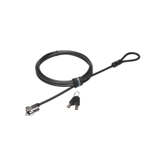 Kensington 1.8 M MicroSaver 2.0 Keyed Laptop Lock with High-carbon Cut-resistant