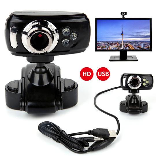 USB HD Web Cam Camera Webcam With Microphone For Computer Laptop