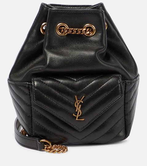 Joe Mini quilted leather bucket bag