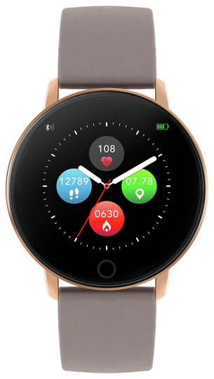 Reflex Active Series 5 Taupe Silicone Strap Smart Watch