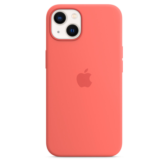 Apple Silicone Case with MagSafe for Apple iPhone 13 - Pink Pomelo