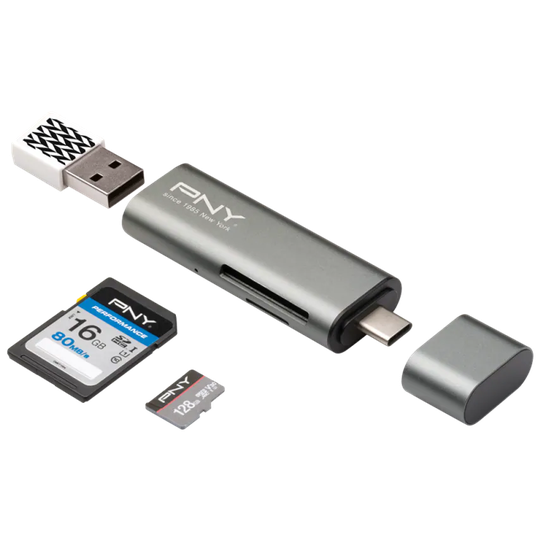 Pny PNY USBC Gen1 male SD SDHC SDXC MicroSD