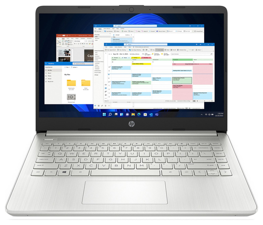 HP 15.6in i3 4GB 128GB Laptop - Silver