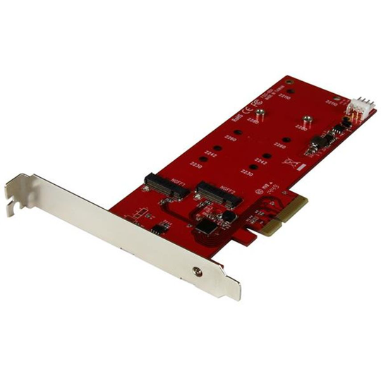 Startech 2x M.2 SSD Controller Card PCIe- you get 3