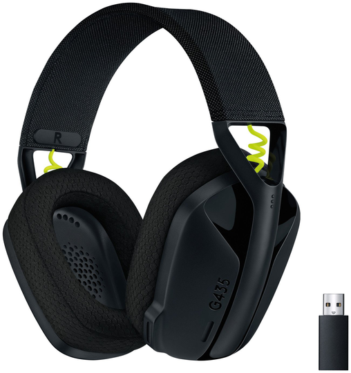 Logitech G435 LIGHTSPEED Wireless Gaming Headset - Black